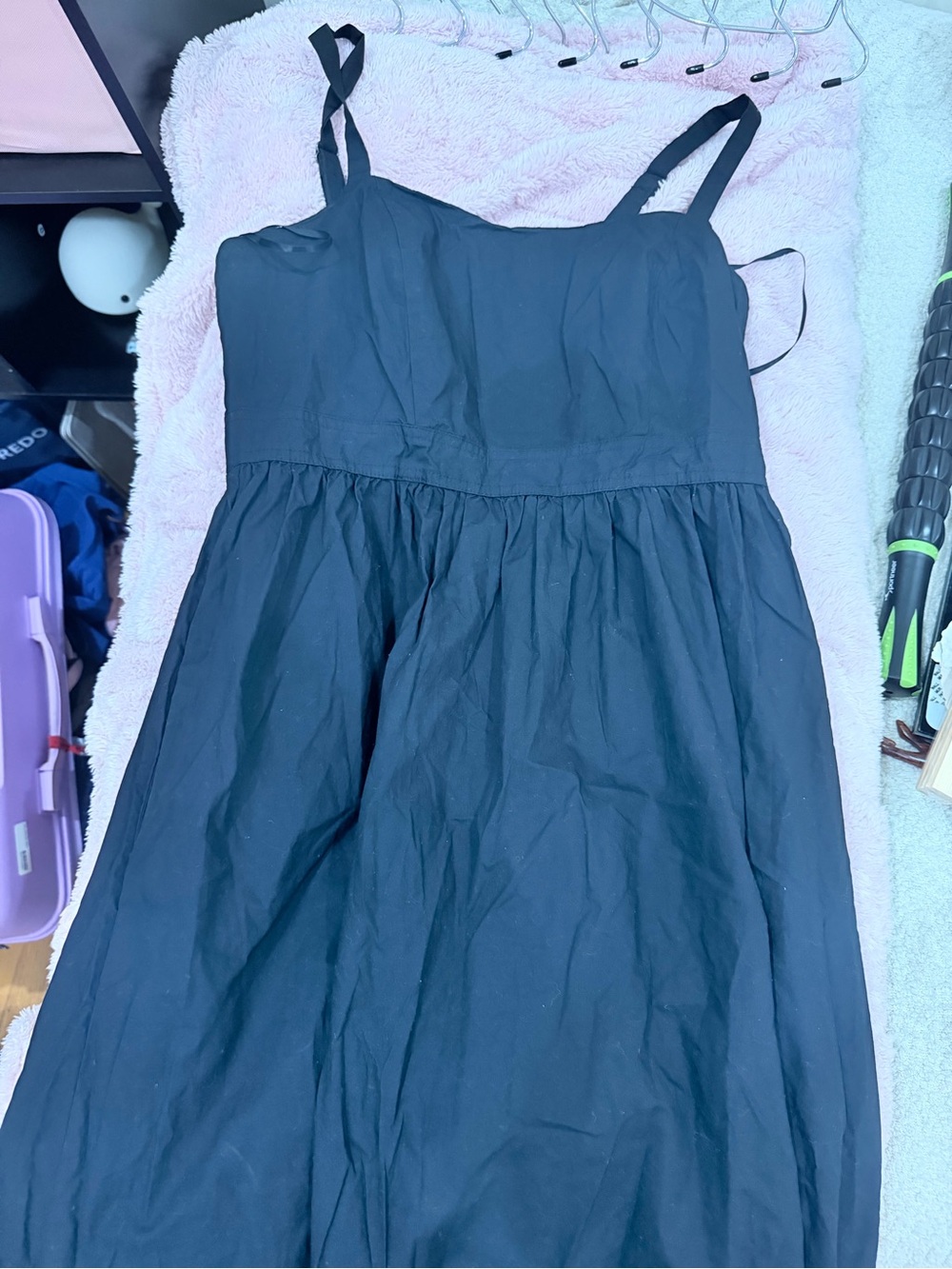 Well Worn Black Maxi Sundress with Thin Straps